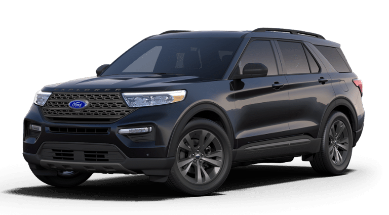 2021 Ford Explorer XLT Agate Black, 2.3L EcoBoost I-4 Engine with Auto ...